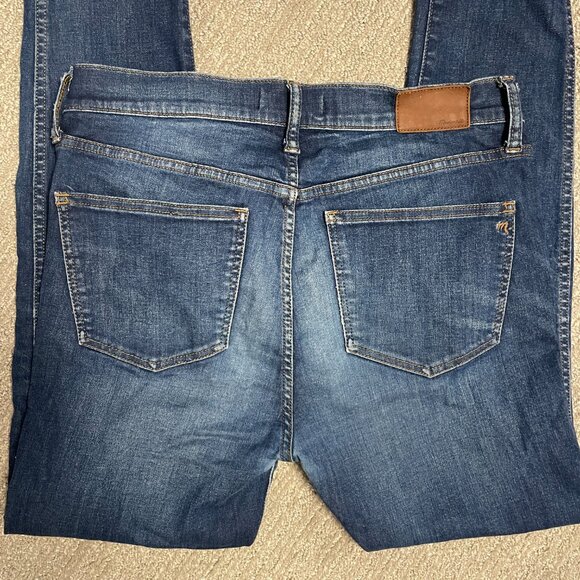 MADEWELL Jeans 9" High Riser Skinny Skinny 29 Denim Blue - Picture 4 of 9